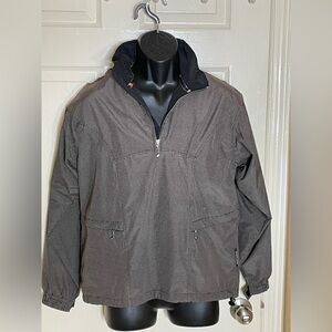 Sunice Golf Jacket Pull Over Long Sleeve 1/3 Zip Wind Breaker Mesh Lined Size S 